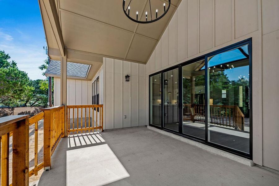 Exterior details and patio area of a home in , Canyon Lake (Image 2). Exterior details and patio area of a home in , Canyon Lake (Image 2).