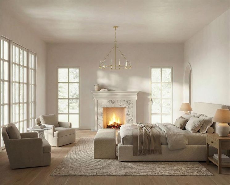 Furnished interior view inside a new home in , Dallas (Image 6). Furnished interior view inside a new home in , Dallas (Image 6).