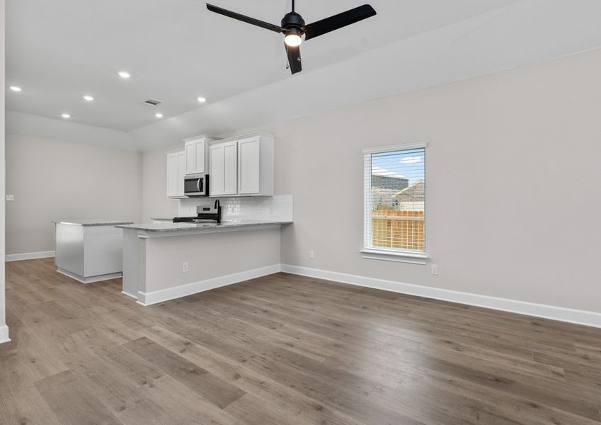 The Alfalfa has an open concept layout. The Alfalfa has an open concept layout.