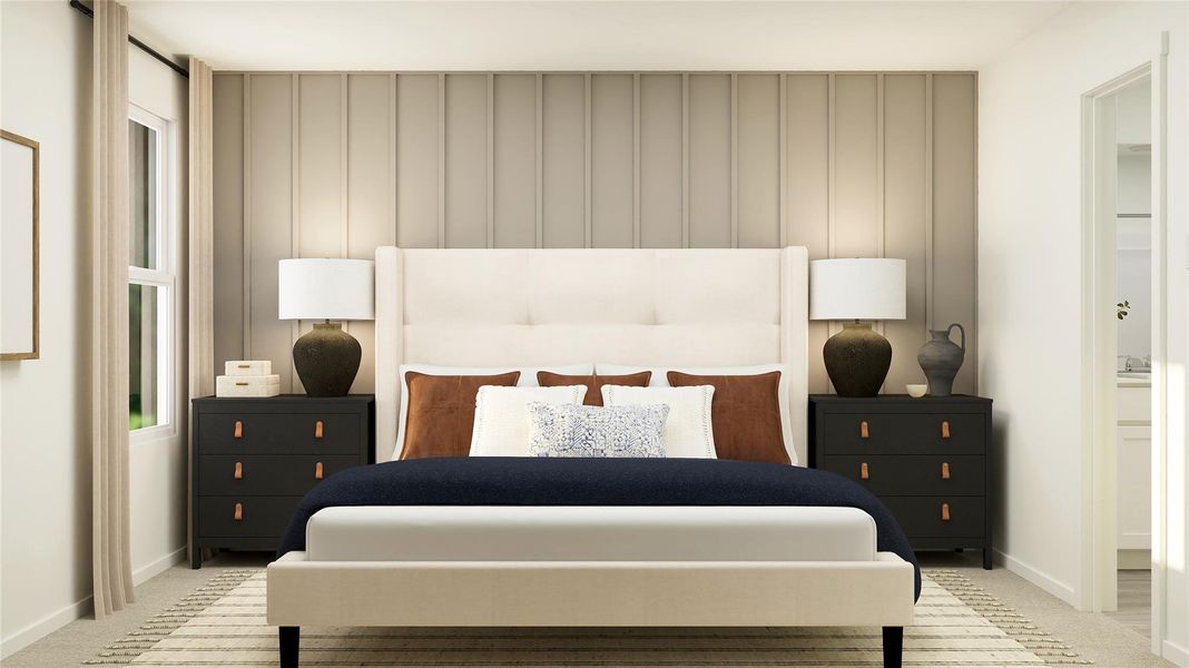 Furnished interior view inside a new home in , Jarrell (Image 25).