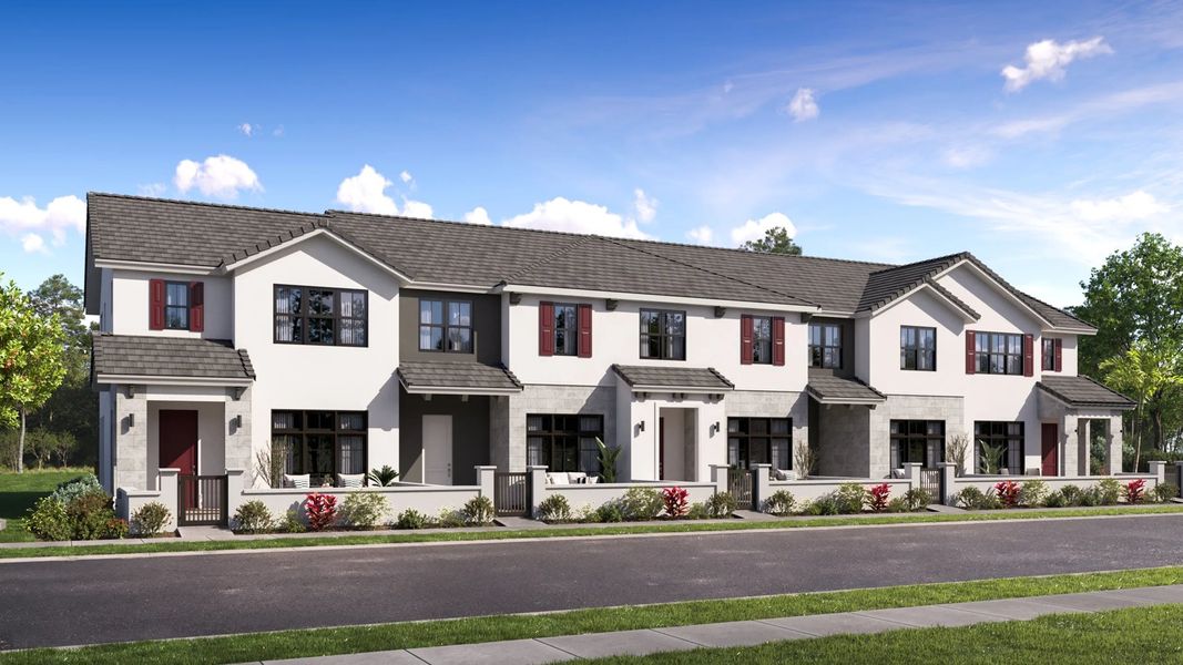 Exterior C with landscaping