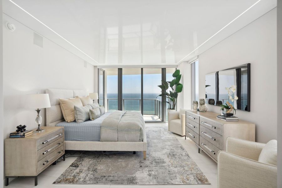 Furnished interior view inside a new home in , Pompano Beach (Image 11). Furnished interior view inside a new home in , Pompano Beach (Image 11).