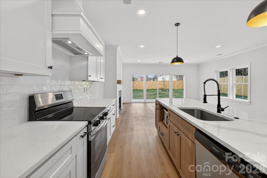 Furnished interior view inside a new home in , Charlotte (Image 5).