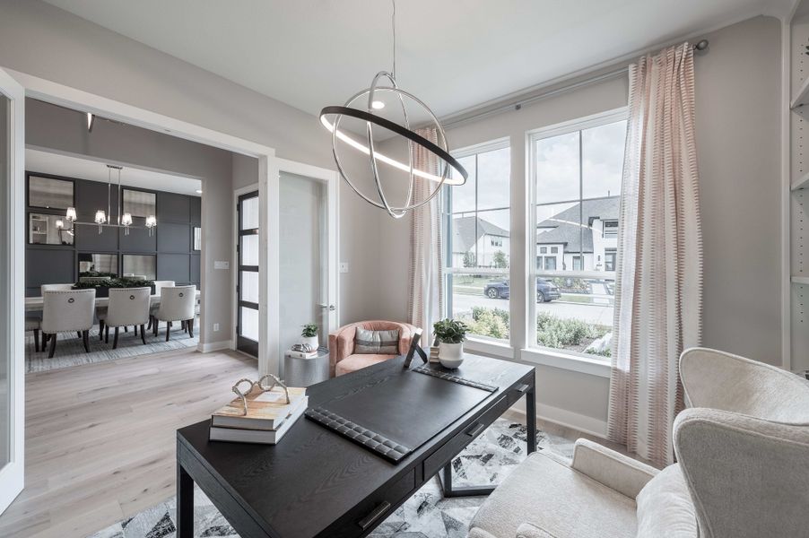 Representative furnished interior of a home built from the Casoria by Tri Pointe Homes in The Estates at James Lane, Fulshear (Image 9).