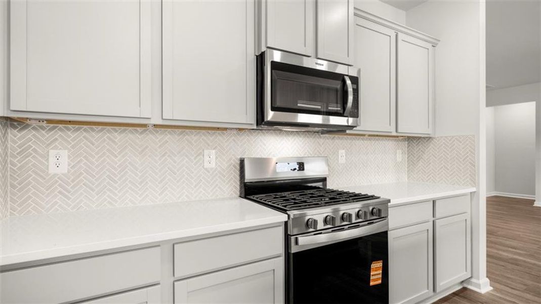 Furnished interior view inside a new home in Preserve at Dove Creek, Statham (Image 12).