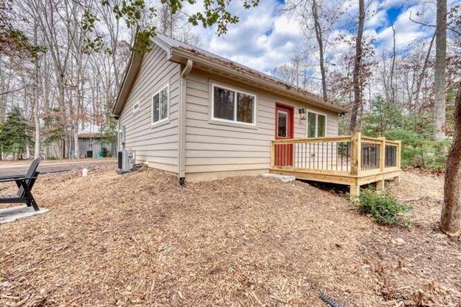 Exterior details and patio area of a home in , Blairsville (Image 21). Exterior details and patio area of a home in , Blairsville (Image 21).