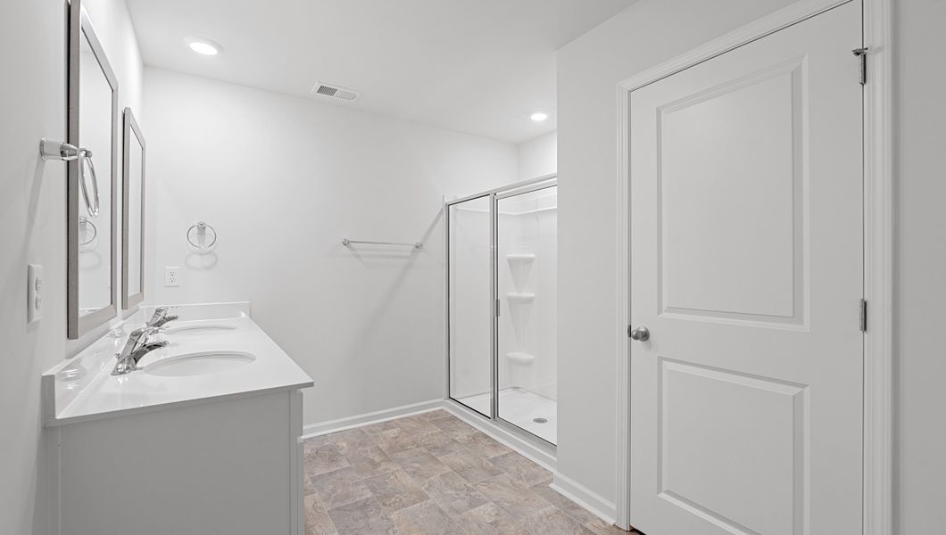 Furnished interior view inside a new home in Lightwood Cottages, Moore (Image 5).