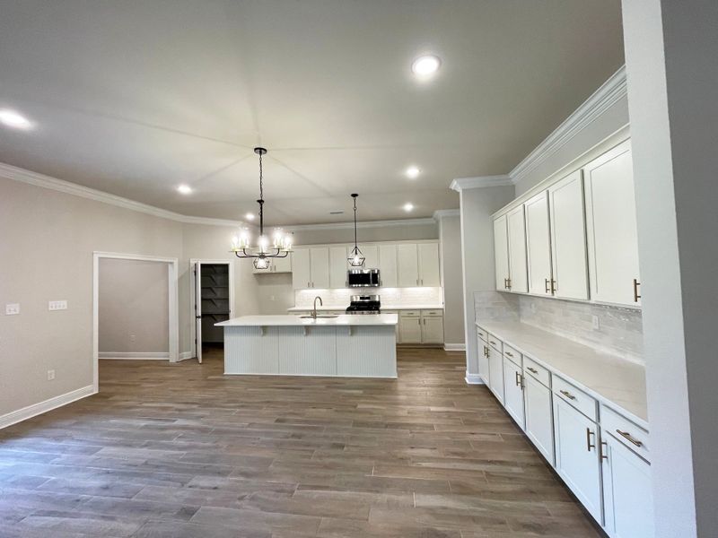 Furnished interior view inside a new home in Iron Rock, Cantonment (Image 3).