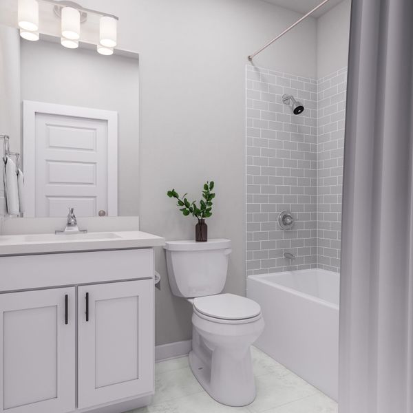 Furnished interior view inside a new home in Park Central, Georgetown (Image 12).