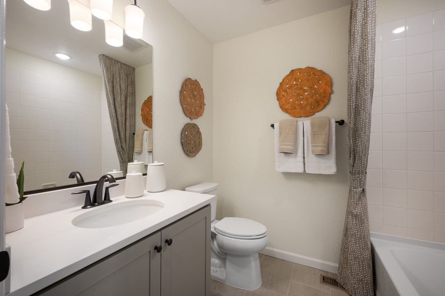 Representative furnished interior of a home built from the Oliver by Lokal Homes in The Commons at Victory Ridge, Colorado Springs (Image 18).