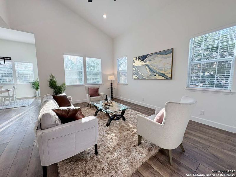 Furnished interior view inside a new home in , Spring Branch (Image 24).