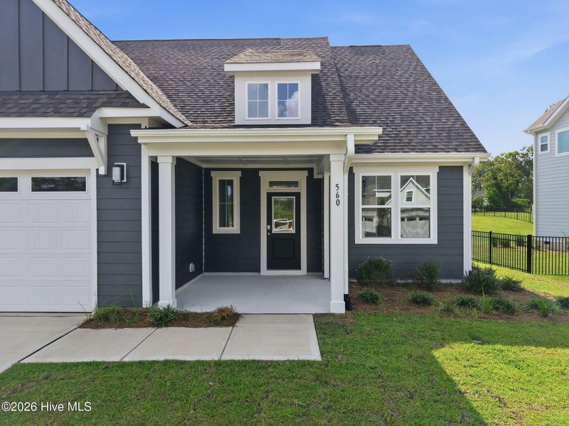 Exterior details and patio area of a home in Legacy Lakes, Aberdeen (Image 3).