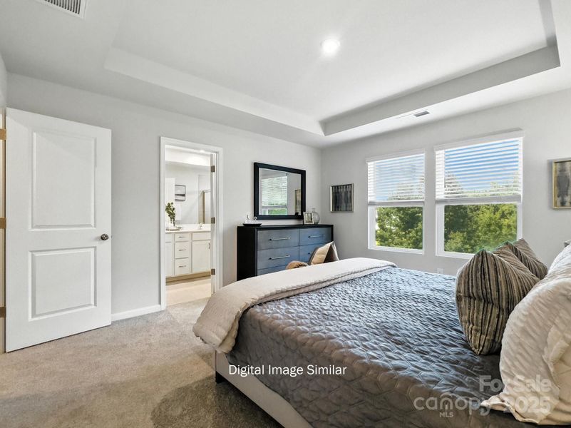 Furnished interior view inside a new home in Bailey Run, Charlotte (Image 6). Furnished interior view inside a new home in Bailey Run, Charlotte (Image 6).
