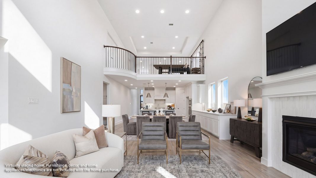 Furnished interior view inside a new home in The Heights at Uptown Celina, Celina (Image 5).
