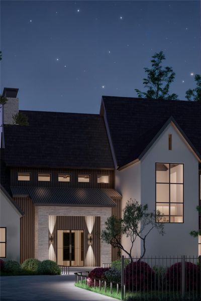 Front exterior of a new home in , Conroe, TX, highlighting curb appeal (Image 7). Front exterior of a new home in , Conroe, TX, highlighting curb appeal (Image 7).