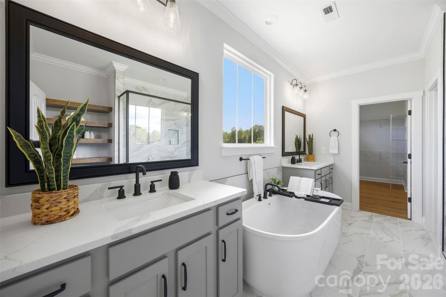 Furnished interior view inside a new home in , Lancaster (Image 7).