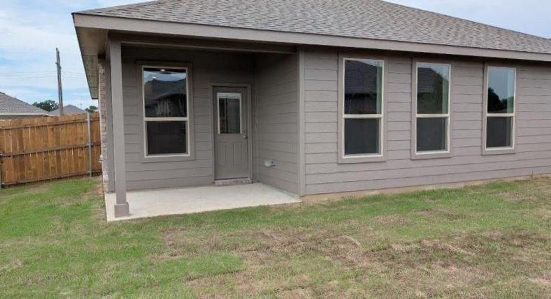 Exterior details and patio area of a home in Lankford Farms, Cleburne (Image 3). Exterior details and patio area of a home in Lankford Farms, Cleburne (Image 3).