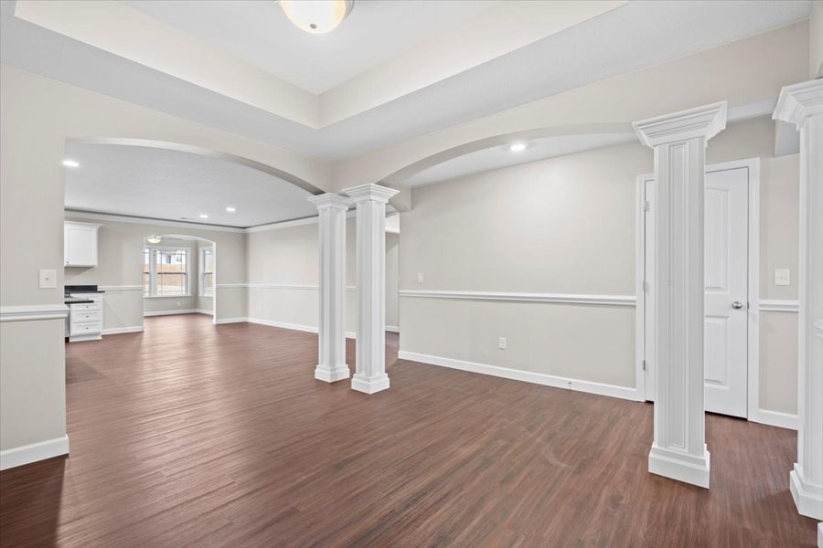 Representative unfurnished interior of a home built from the Arcadia by Enchanted Homes in Ballentine Ridge, Lyman (Image 16).