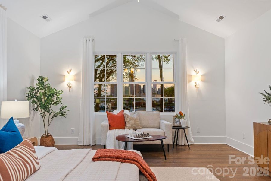 Furnished interior view inside a new home in , Charlotte (Image 19). Furnished interior view inside a new home in , Charlotte (Image 19).