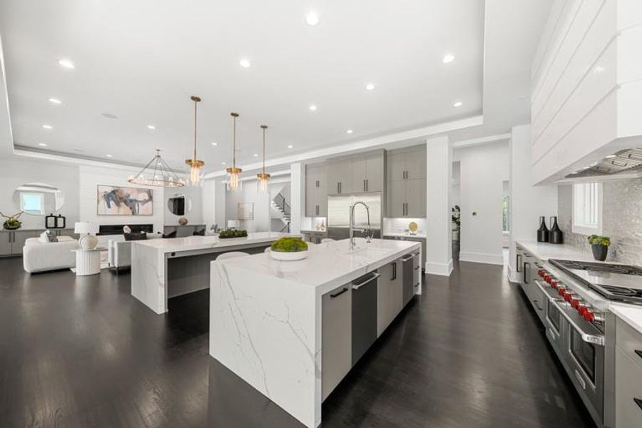 Furnished interior view inside a new home in , Sandy Springs (Image 40).