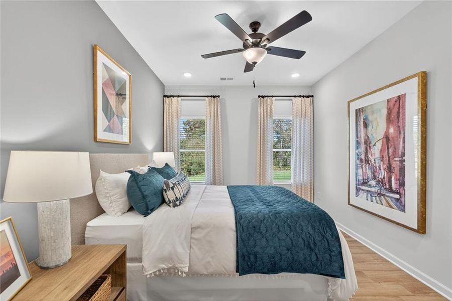 Furnished interior view inside a new home in Allen Manor, Hoschton (Image 22).