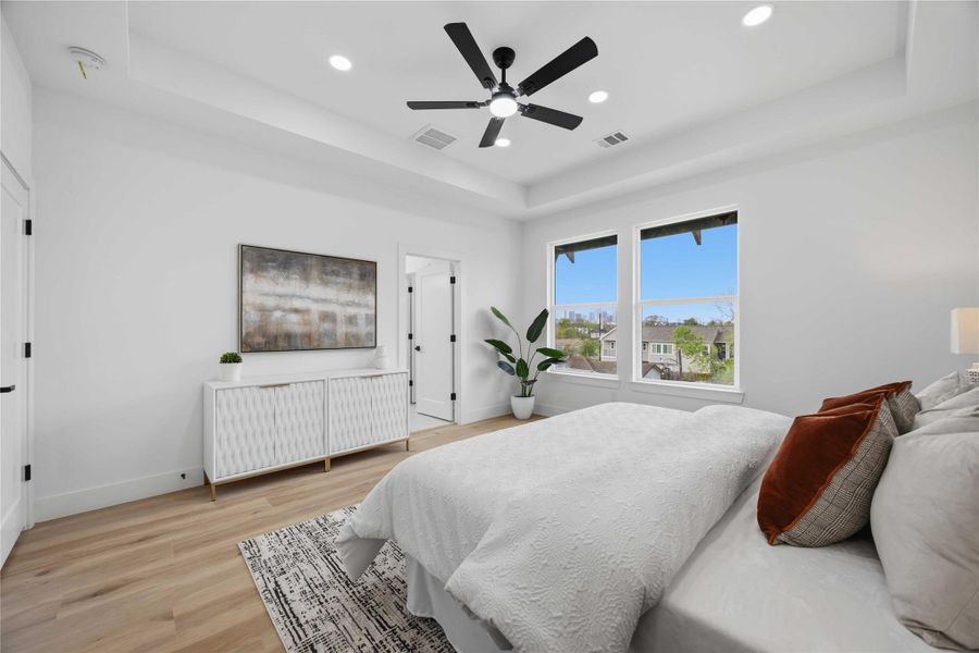 Furnished interior view inside a new home in , Houston (Image 17).