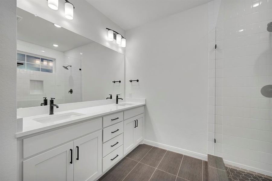 Furnished interior view inside a new home in Painted Tree Woodland West – Village, McKinney (Image 6).