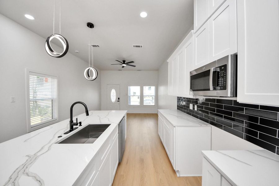 Furnished interior view inside a new home in , Houston (Image 38).