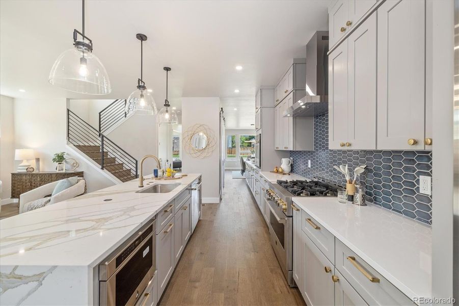 Furnished interior view inside a new home in , Denver (Image 7).