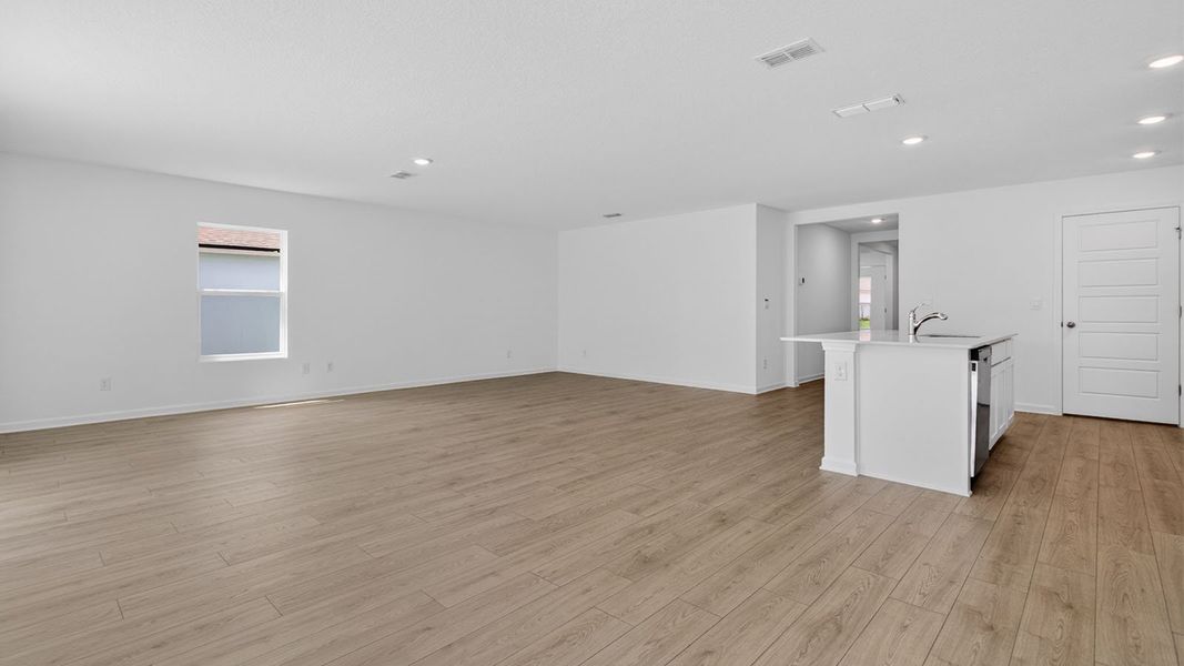 Representative unfurnished interior of a home built from the Aria+ by D.R. Horton in The Arbors, Jacksonville (Image 13).