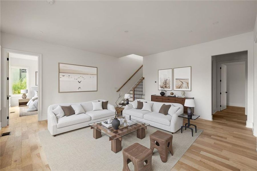 Furnished interior view inside a new home in , Chattahoochee Hills (Image 5).