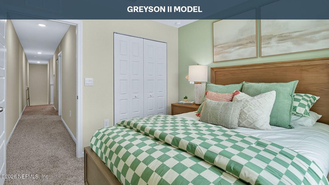 Furnished interior view inside a new home in Trout River, Jacksonville (Image 12).