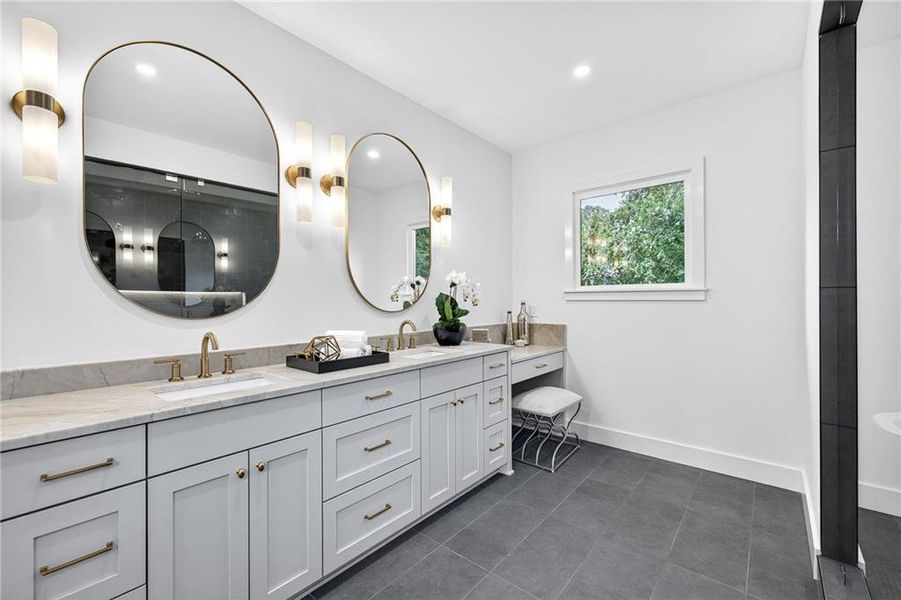 Furnished interior view inside a new home in , Atlanta (Image 40).