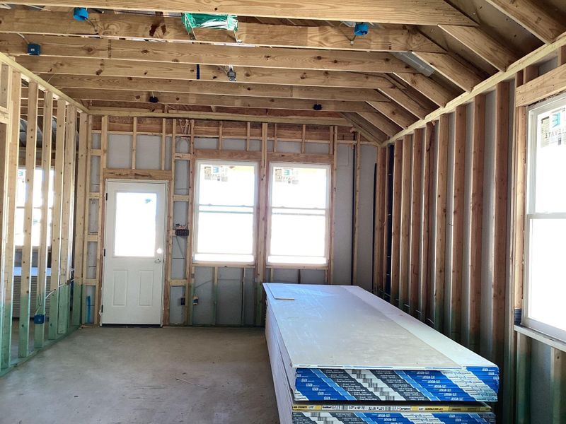 In-progress construction of a new home in The Homestead at Lariat, Liberty Hill, TX (Image 17). In-progress construction of a new home in The Homestead at Lariat, Liberty Hill, TX (Image 17).