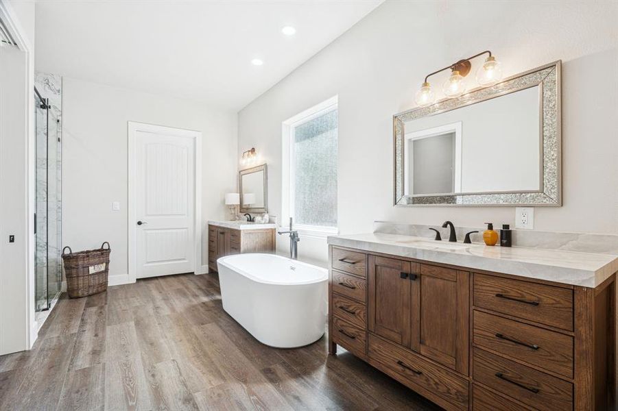 Furnished interior view inside a new home in , Highland Village (Image 7).