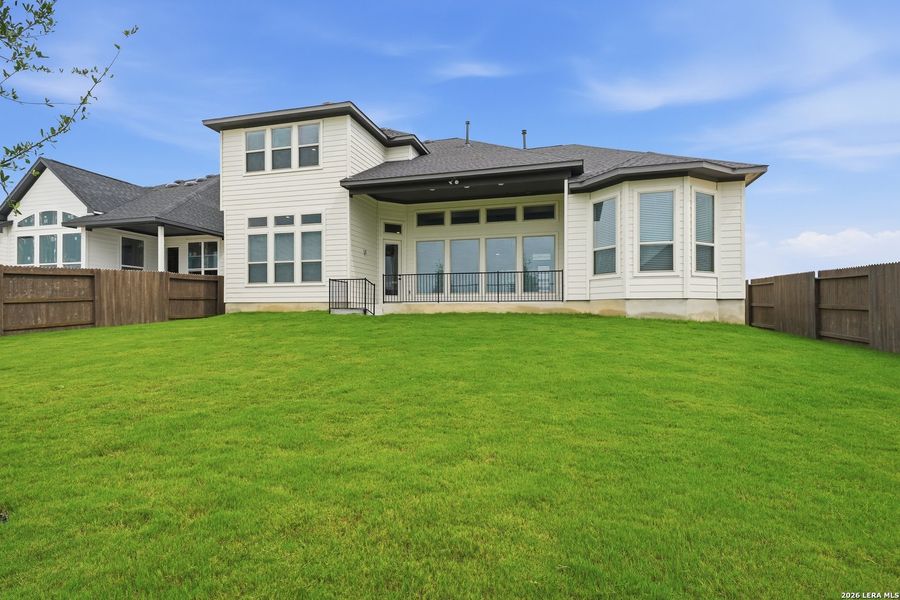Exterior details and patio area of a home in Prominence Urban, San Antonio (Image 4).