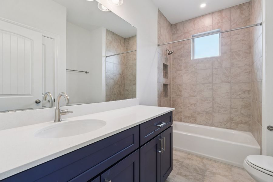 Furnished interior view inside a new home in Sage Hollow, Kyle (Image 5).