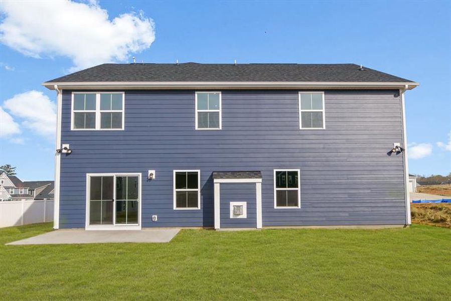 Exterior details and patio area of a home in Berkeley, Spartanburg (Image 2).