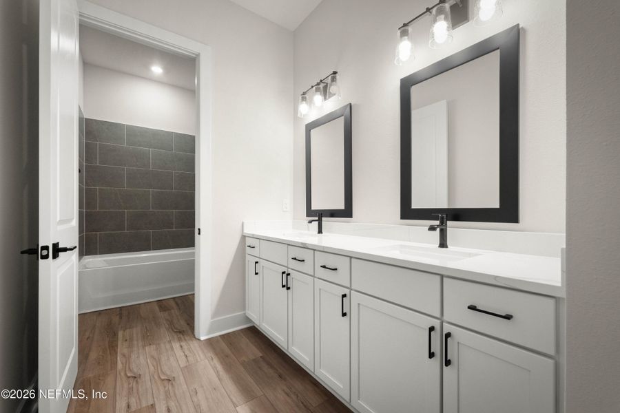 Furnished interior view inside a new home in , Hilliard (Image 12).