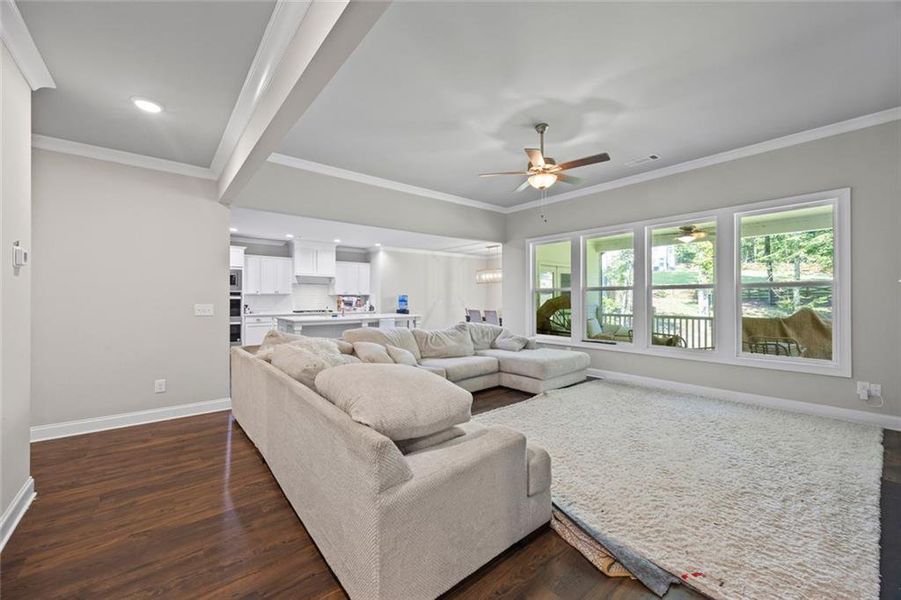 Furnished interior view inside a new home in , Hoschton (Image 14). Furnished interior view inside a new home in , Hoschton (Image 14).