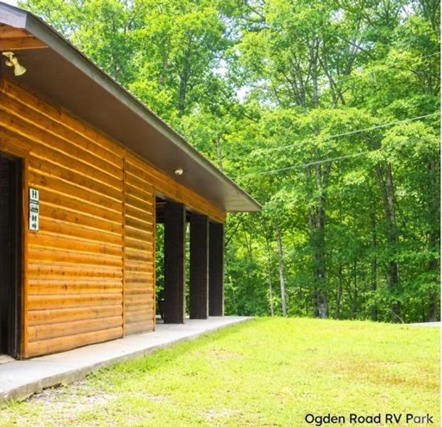 Exterior details and patio area of a home in , Ellijay (Image 8). Exterior details and patio area of a home in , Ellijay (Image 8).