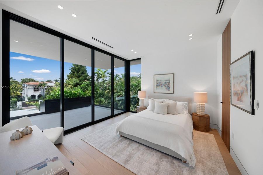 Furnished interior view inside a new home in , Miami Beach (Image 12). Furnished interior view inside a new home in , Miami Beach (Image 12).