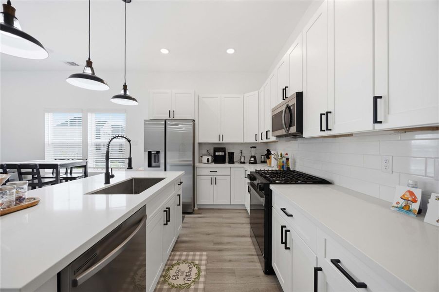 Furnished interior view inside a new home in , Houston (Image 13).