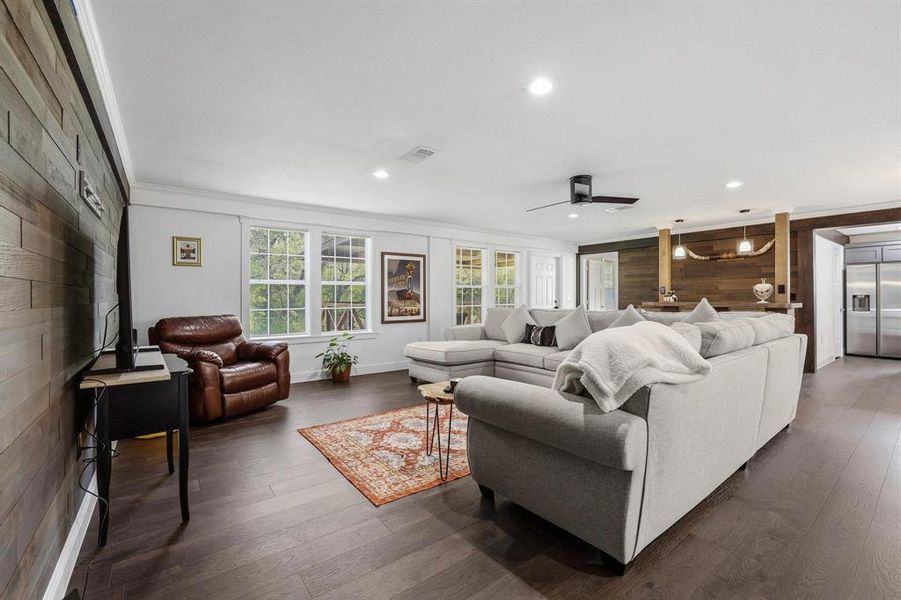 Furnished interior view inside a new home in , Savoy (Image 10). Furnished interior view inside a new home in , Savoy (Image 10).