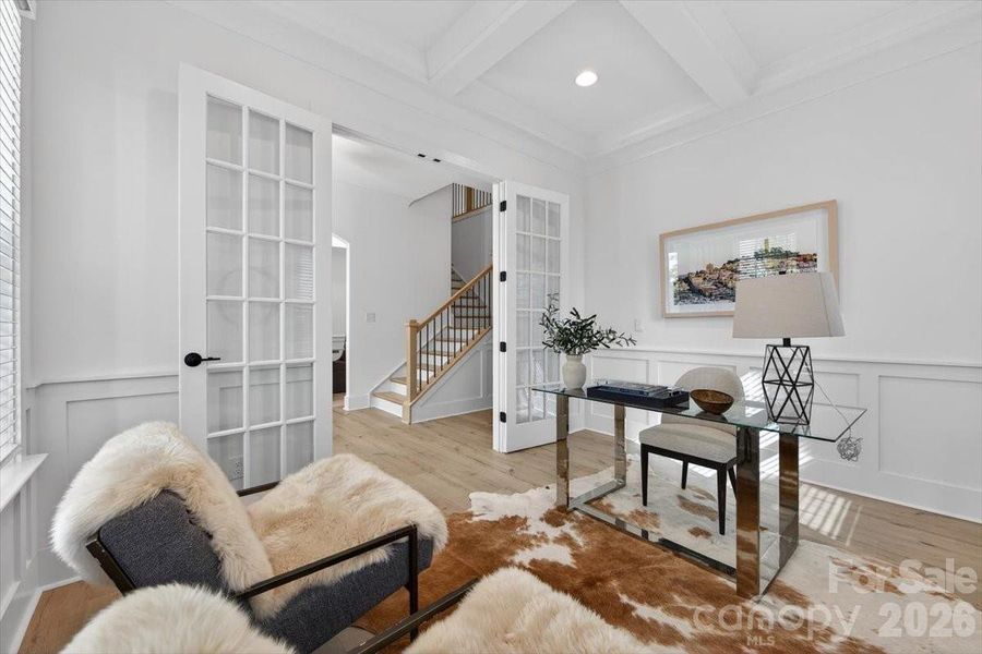 Furnished interior view inside a new home in , Charlotte (Image 15).