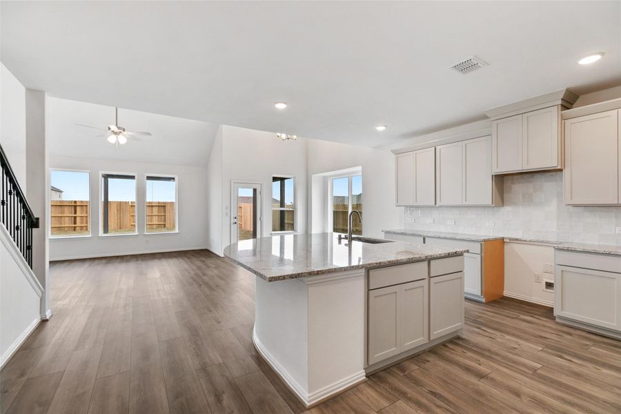 Furnished interior view inside a new home in Aldeana, Bonney (Image 7).