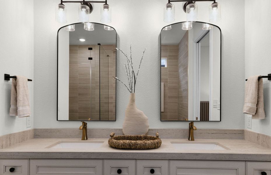 Representative furnished interior of a home built from the Mystique by Del Webb in Del Webb New Braunfels at Veramendi, New Braunfels (Image 50).