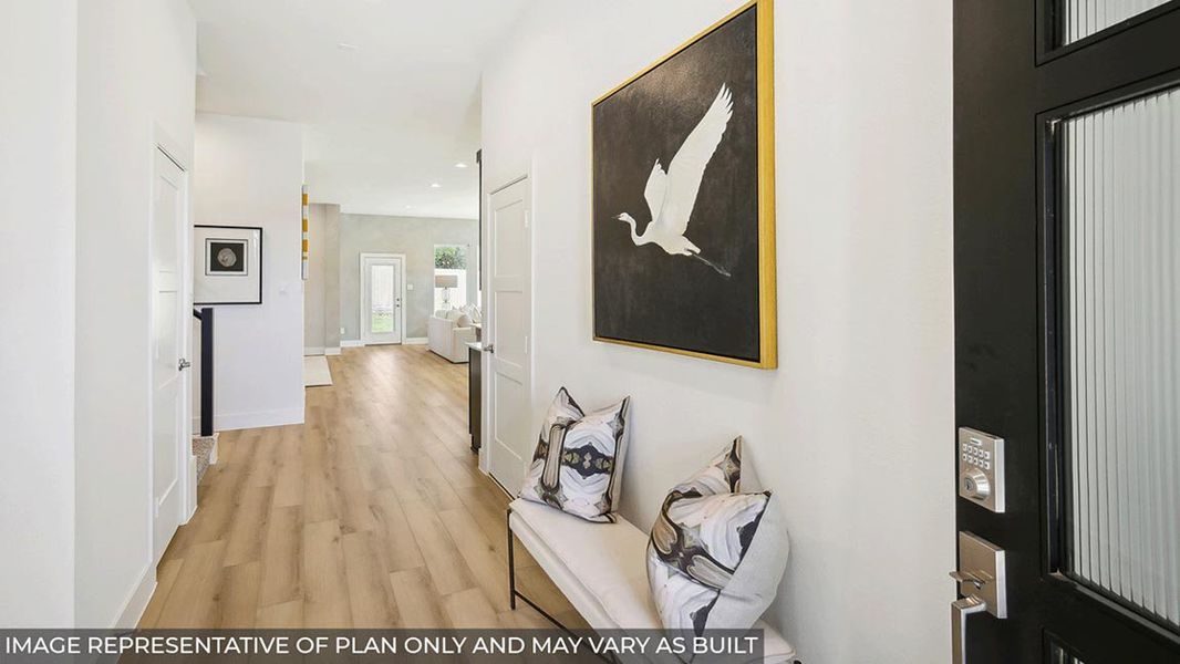 Representative furnished interior of a home built from the Sonoma by D.R. Horton in Riverside Estates, Mont Belvieu (Image 12).