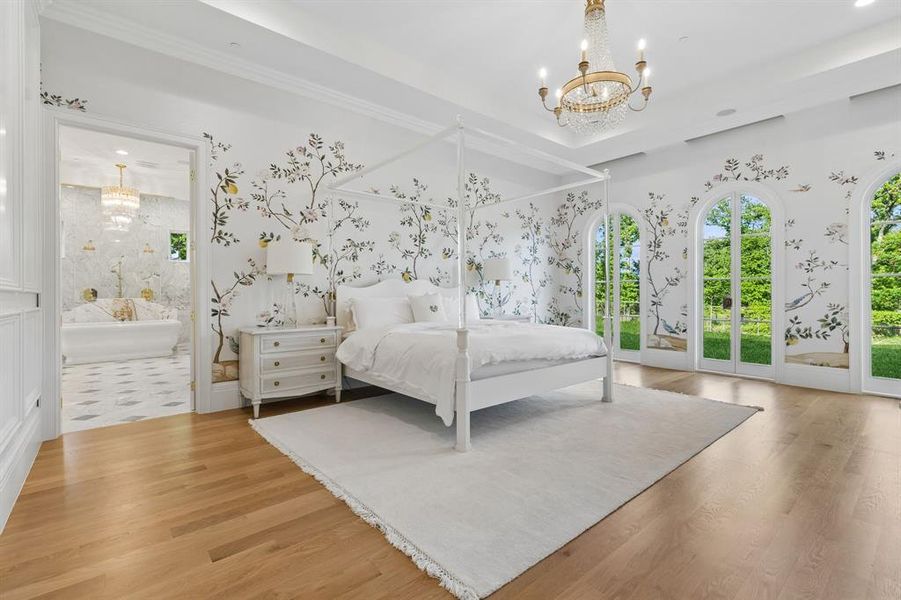 Furnished interior view inside a new home in , Southlake (Image 29).