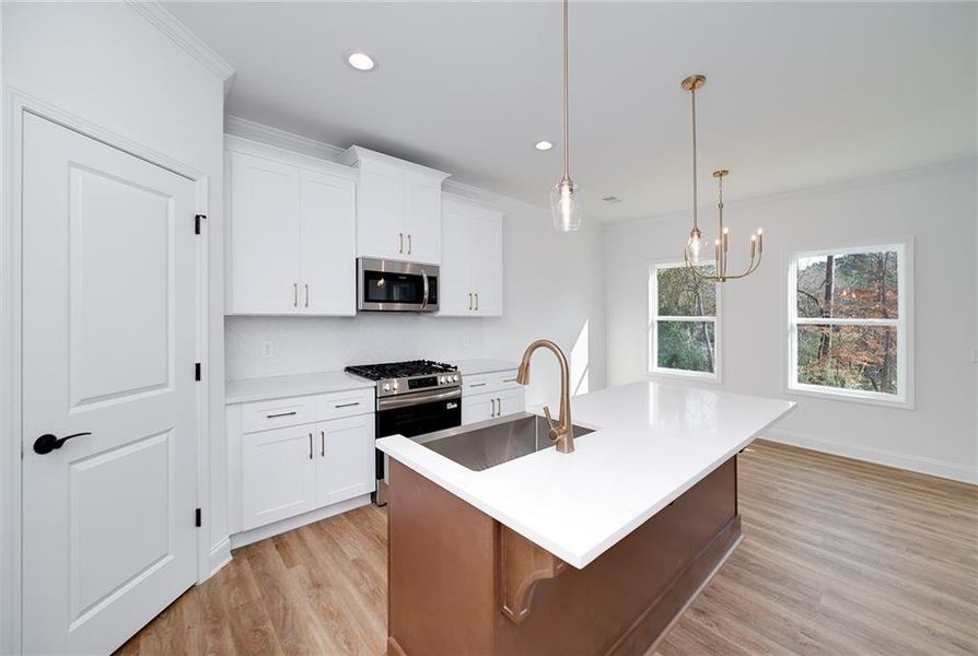 Furnished interior view inside a new home in , Cumming (Image 3).
